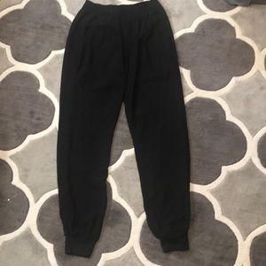 Black jogger pants